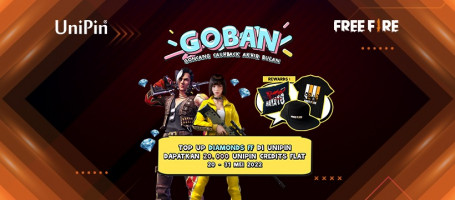 GOBAN – Goncang Cashback Akhir Bulan Top Up Diamonds Free Fire di UniPin